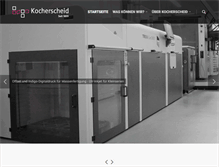 Tablet Screenshot of kocherscheid.de